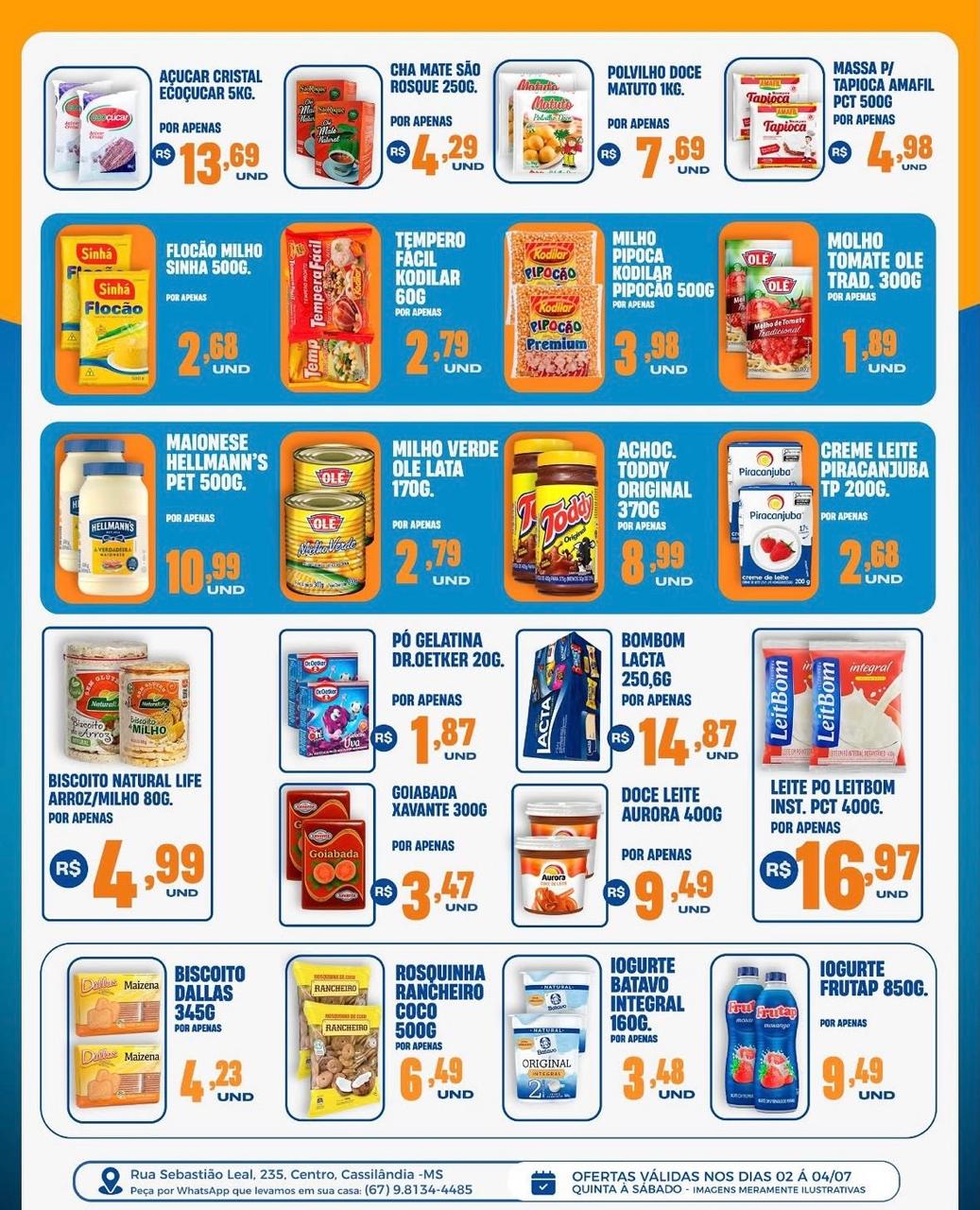 Seiara Supermercado Econ&ocirc;mico: confira as ofertas do "Abre M&ecirc;s" (02/07 e 04/07)