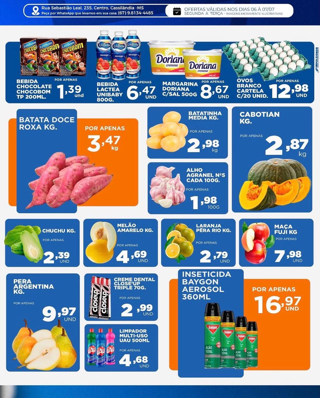 Seiara Supermercado Econômico: confira as ofertas do "Feirão Seiara" (06 e 07 de julho)