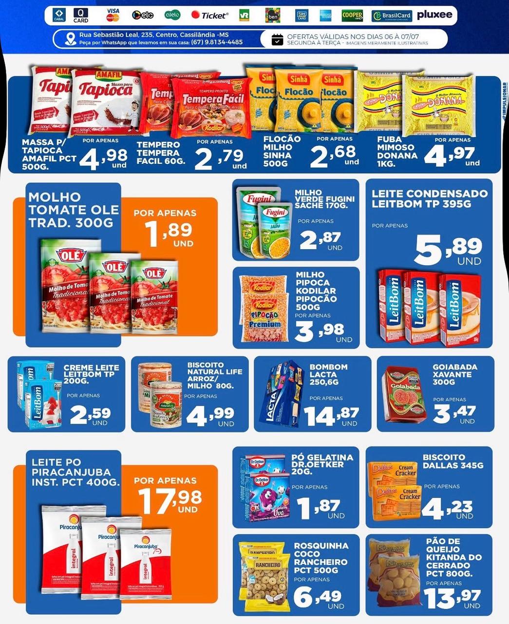 Seiara Supermercado Econômico: confira as ofertas do "Feirão Seiara" (06 e 07 de julho)