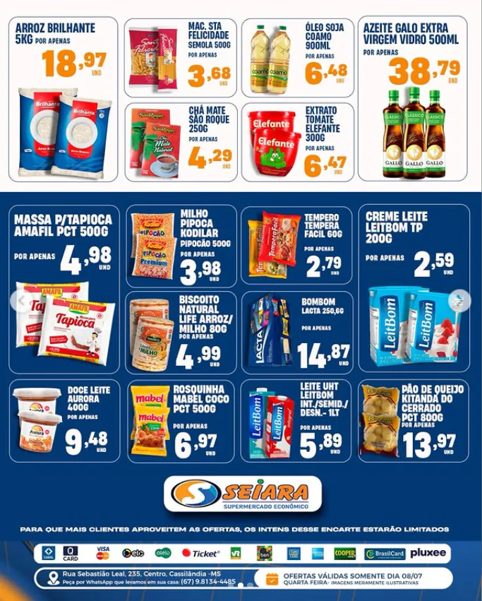 Seiara Supermercado Econômico: nesta quarta-feira tem Festival do Frango