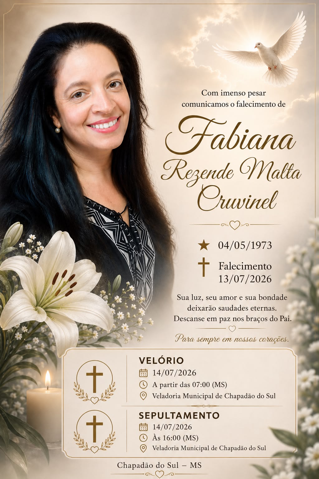 Fotogaleira: morre Fabiana Rezende Malta Cruvinel
