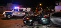 Condutor em alta velocidade colide contra viatura da Pol&iacute;cia Civil
