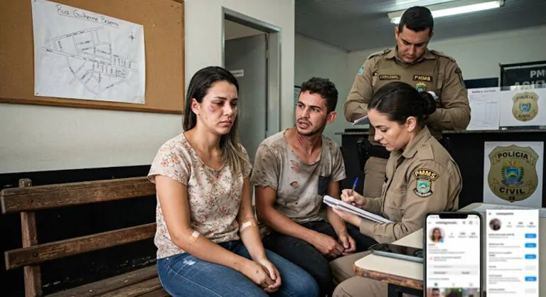 Marido agride esposa ap&oacute;s discuss&atilde;o sobre venda de fotos &iacute;ntimas