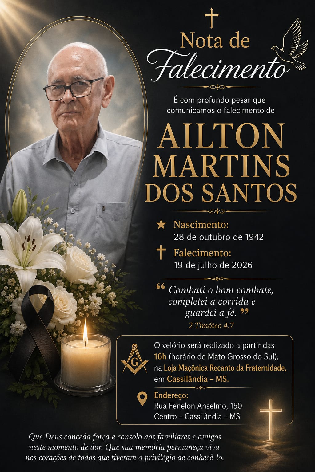 Fotogaleria: morre Ailton Martins dos Santos