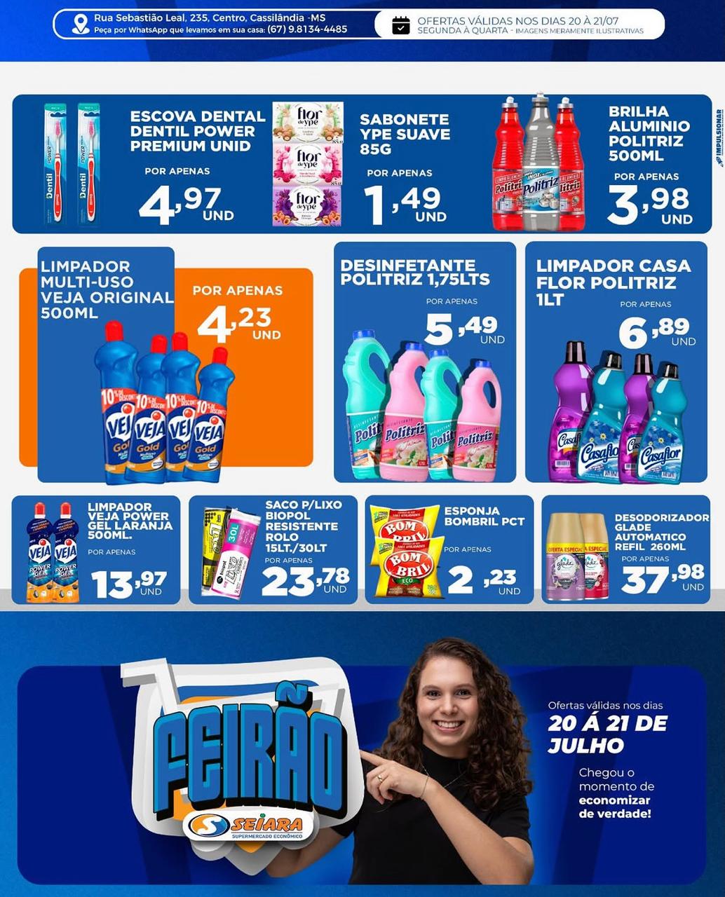 Seiara Supermercado Econômico: confira as ofertas do "Feirão Seiara" (20 a 21 de julho)