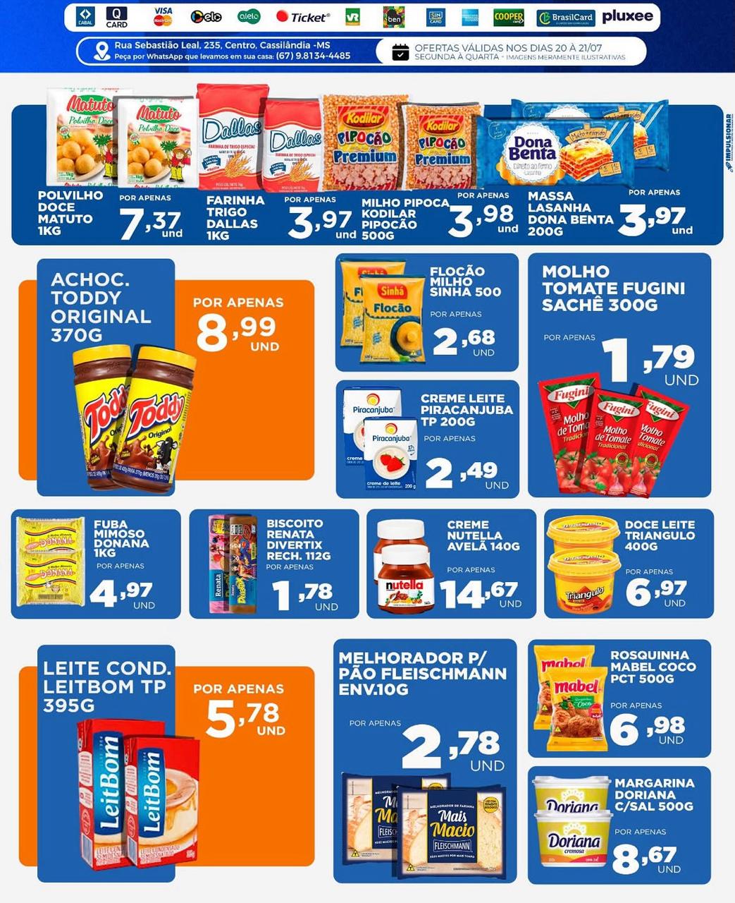 Seiara Supermercado Econômico: confira as ofertas do "Feirão Seiara" (20 a 21 de julho)