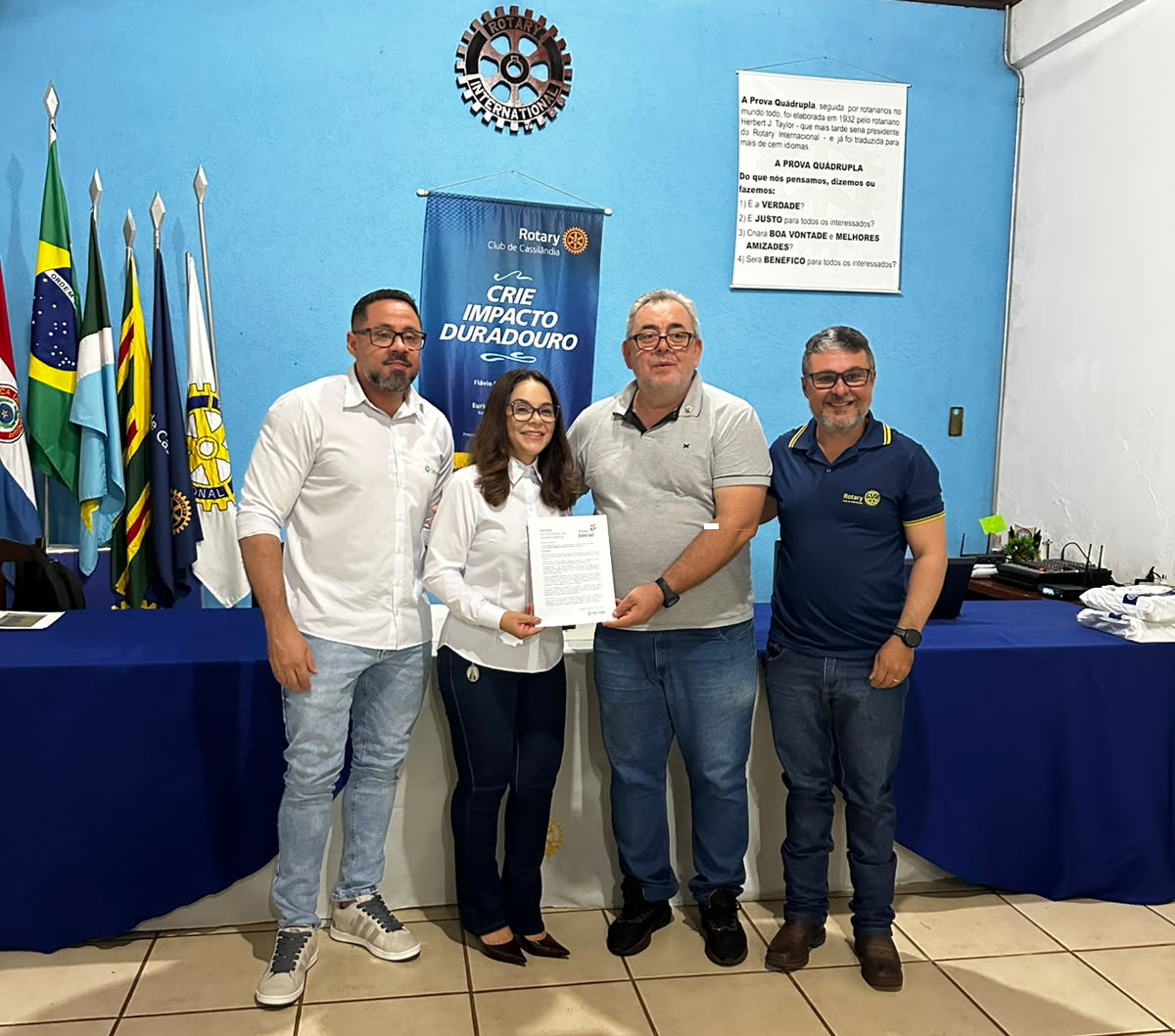 Projeto apresentado pelo Rotary para ampliar "Banco de Cadeira de Rodas" é contemplado pelo Sicredi