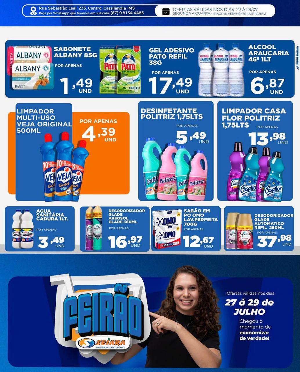 Seiara Supermercado Econ&ocirc;mico: confira as ofertas do "Feir&atilde;o Seiara" (20 a 21 de julho)