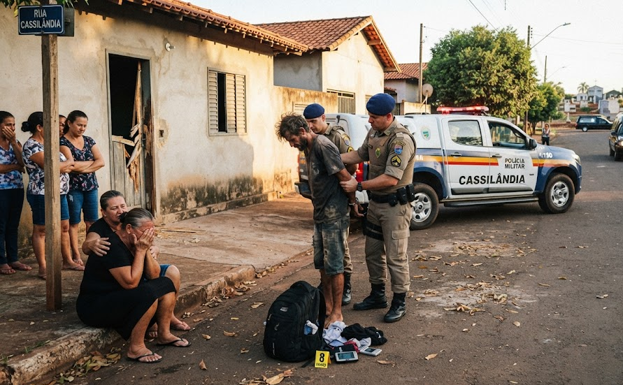 Homem &eacute; preso ao furtar casa de v&iacute;tima de homic&iacute;dio durante funeral